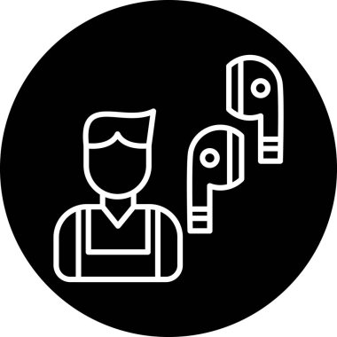 seo modern simgesinin vektör illüstrasyonu