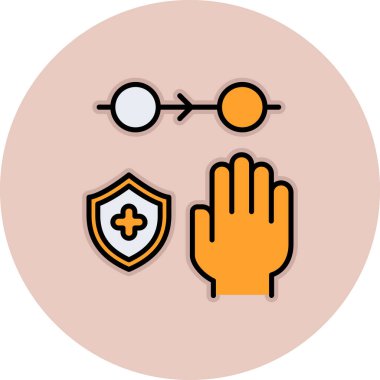 Antiseptik ikon. Web için basit bir antibakteriyel vektör simgesi çizimi