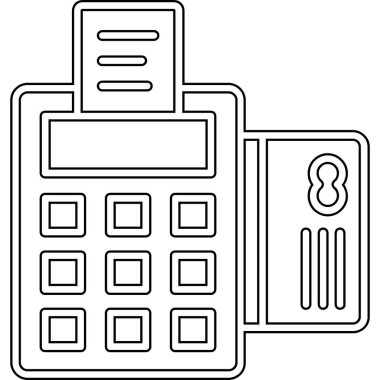 Banka kartı kredi kartı ödeme vektör çizimi