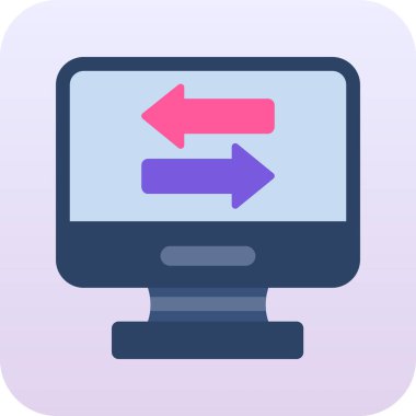 bilgisayar simgesi vektör illüstrasyonu