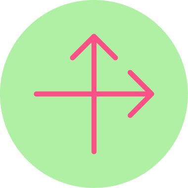 Ok. Web simgesi basit illüstrasyon