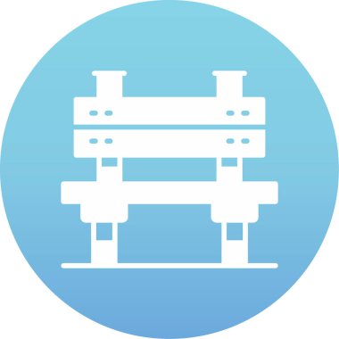 bank ikonu vektör illüstrasyonu