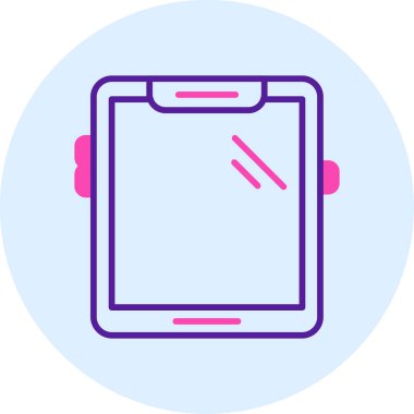 telefon web simgesi basit illüstrasyon