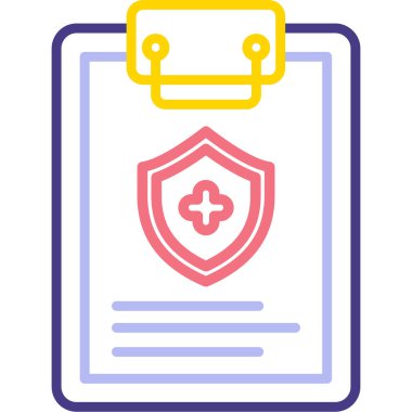 tıbbi maske web simgesi basit tasarım