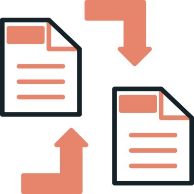 belge dosya simgesi doldurulmuş özet biçimi