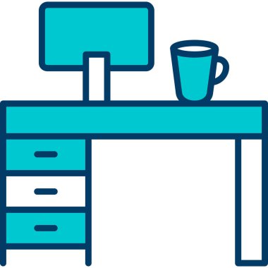 tablo simgesi vektör illüstrasyonu