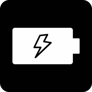 Bir güç simgesinin vektör illüstrasyonu