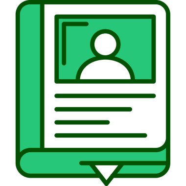 Kimlik kartı simgesi. beyaz arkaplanda izole edilmiş özet kimlik kartı vektör rengi