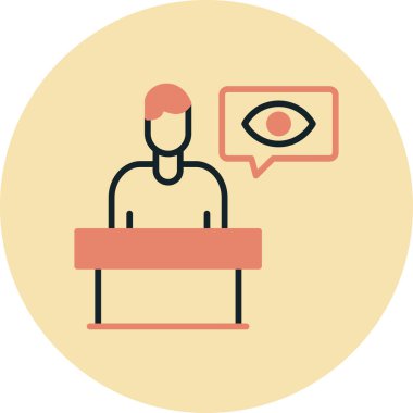 Vektör illüstrasyonu, simge ögesi arkaplanı