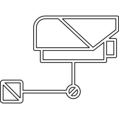 posta ve e-posta simgesi vektör illüstrasyon grafik tasarımı