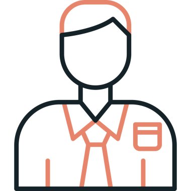 man simgesi vektör illüstrasyonu