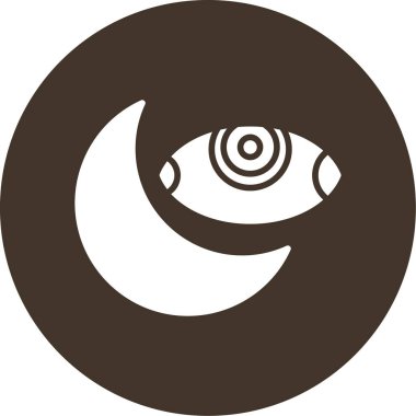 Göz simgesi, vektör illüstrasyonu