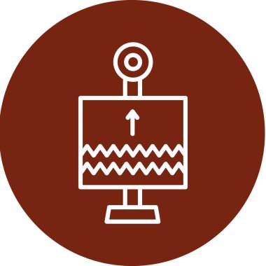 Modern b 'nin vektör illüstrasyonu eksik simgesi