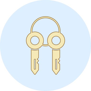 ikon vektör illüstrasyonunu kilitle