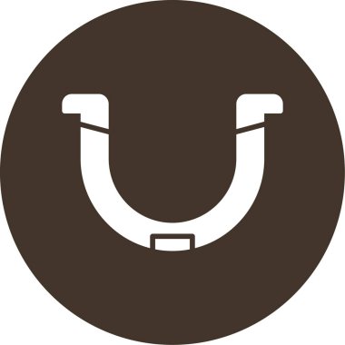 Bir at nalının vektör çizimi