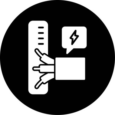 Pil. Web simgesi basit illüstrasyon