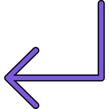 ok simgesinin vektör illüstrasyonu