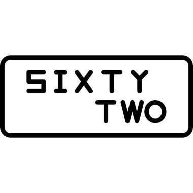 Sekiz numaralı simge vektör illüstrasyonu