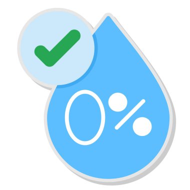 Düz biçimdeki yüzde işareti simgesi