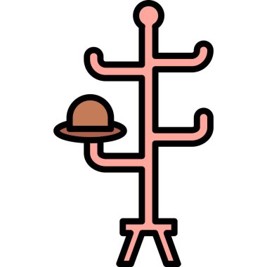 Çizgi film simgesinin vektör çizimi