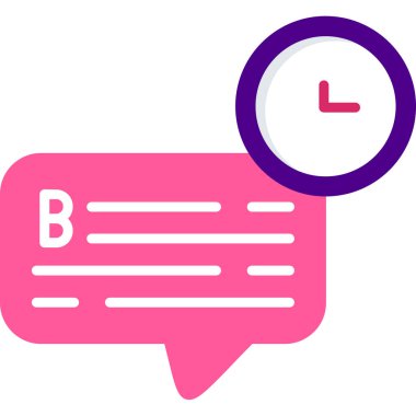 Konuş. Web simgesi basit illüstrasyon