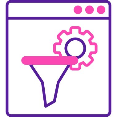 seo modern simgesinin vektör illüstrasyonu