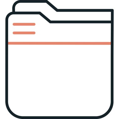 dosya dizini vektör illüstrasyonu