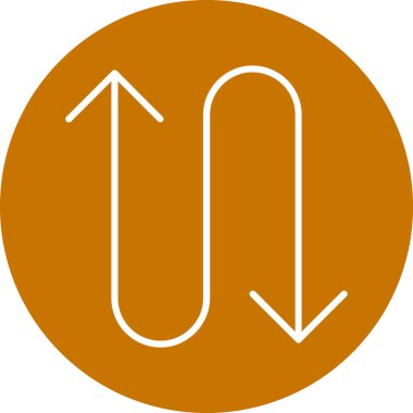 Ok. Web simgesi basit illüstrasyon