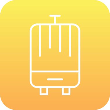 vektör bagaj web simgesi