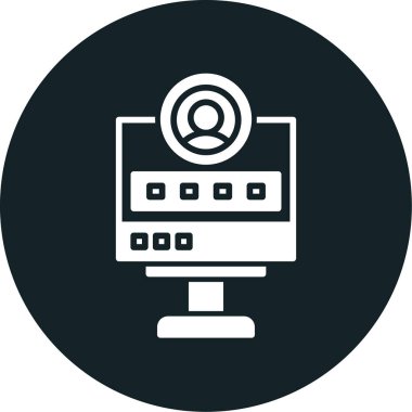 seo modern simgesinin vektör illüstrasyonu