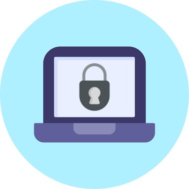 Internet güvenlik vektör simgesi