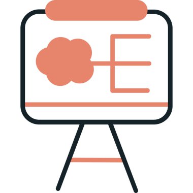 Modern bir simgenin vektör illüstrasyonu