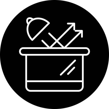 Bir kalem simgesinin vektör illüstrasyonu