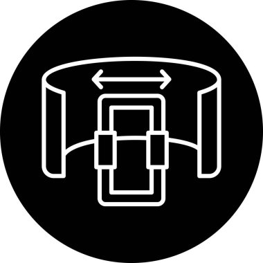 Modern bir simgenin vektör illüstrasyonu