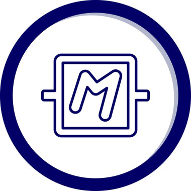 Dijital tasarımın vektör modern simgesi