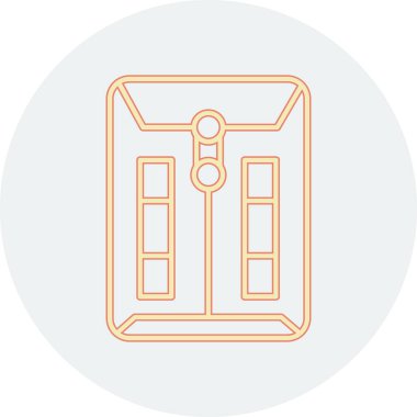 kapı simgesi vektör illüstrasyonu