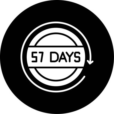 55 günlük simge, basit illüstrasyon