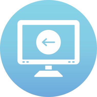 Saat simgesinin vektör illüstrasyonu