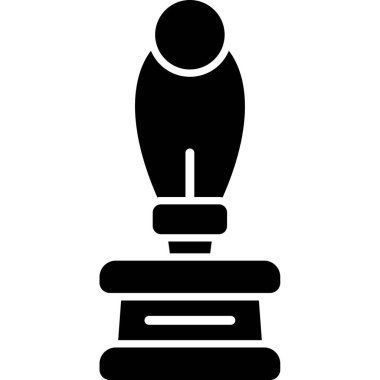 Kazanan ödül ikonu. Web için ödül vektör simgesinin basit illüstrasyonu