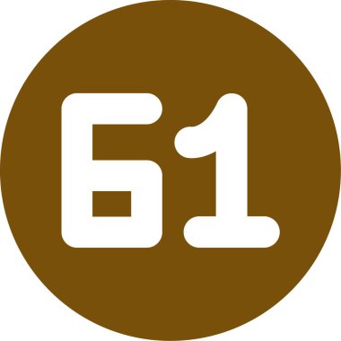 8 numaralı simge, vektör illüstrasyonu