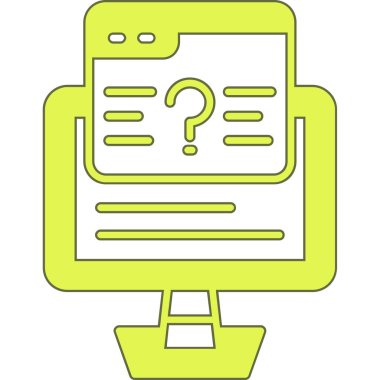 Bilgisayar simgesi. vektör illüstrasyonu