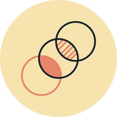 Kırmızı ve beyaz yuvarlak düğmenin vektör çizimi