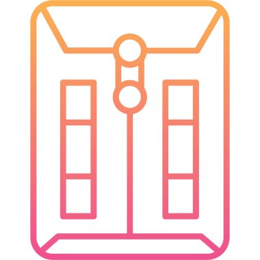 Kitap. Web simgesi basit illüstrasyon