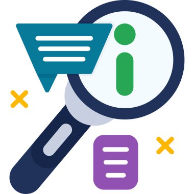 Büyüteç vektör simgesi bul