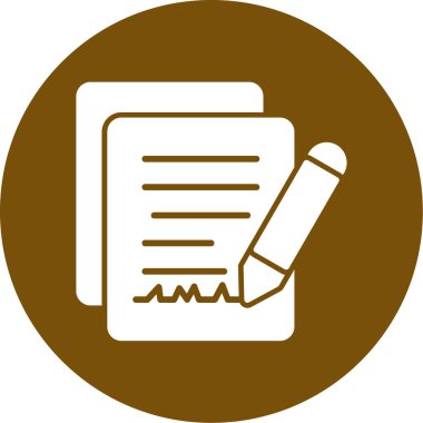 Belge simgesinin vektör illüstrasyonu