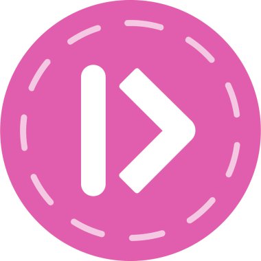 Ok. Web simgesi basit illüstrasyon