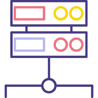 Ağ web simge vektör çizim
