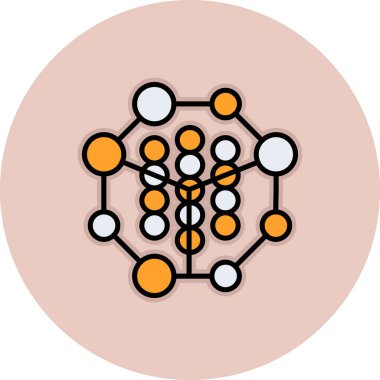 şebeke. Web simgesi basit illüstrasyon