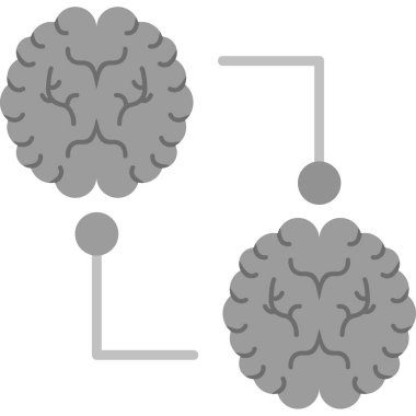 Bir beyin vektör çizim