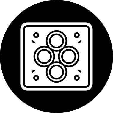 Modern b 'nin vektör illüstrasyonu eksik simgesi